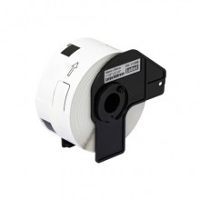 Nastro Q-Connect compatibile Brother DK-11208 carta bianca 38x90 mm - rotolo 400 etichette - KF18803