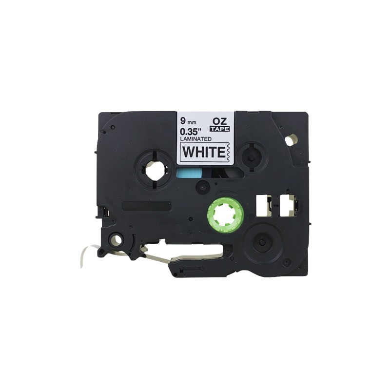 Nastro Q-Connect compatibile Brother TZe-221 - 9 mm x 8 m nero/bianco - KF18796