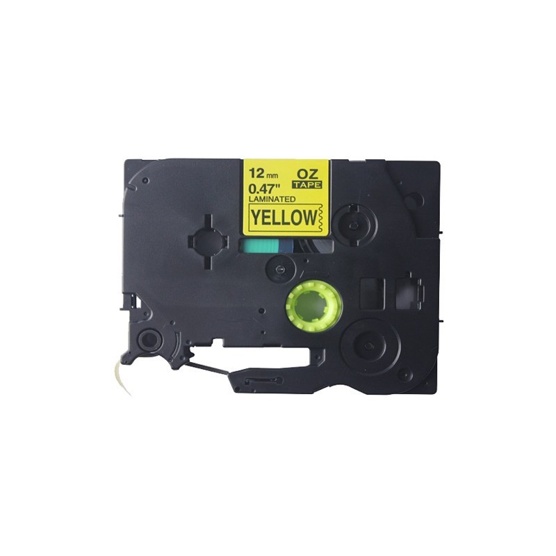 Nastro Q-Connect compatibile Brother TZe-631 - 12 mm x 8 m nero/giallo - KF18862