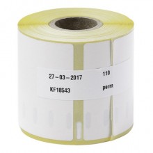 Nastro Q-Connect compatibile con etichettatrici Dymo LW per registratori 190x59 mm - rotolo 110 et. - KF18543