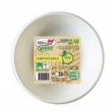 Scodella in polpa di cellulosa Dopla Green PFAS Free 680 ml - bianco - conf. 50 pz - 07924