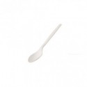 Cucchiai monouso in CPLA biodegradabile e compostabile Leone bianco - 16 cm - conf. 50 pz - Q2042.S