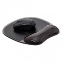 Tappetino per mouse Q-Connect con poggiapolsi in gel 23x20x2 cm nero KF10377