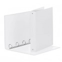 Raccoglitore Esselte Meeting a 4 anelli tondi 30mm cartone rivestito in PP bianco 22x30cm dorso 4cm - 395792904 (Conf.3)