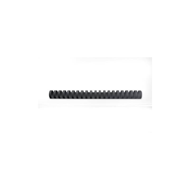 Dorsi plastici a 21 anelli GBC CombBind 16 mm A4 nero - fino a 145 fogli conf da 100 dorsi - 4028600
