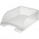 Vaschetta portacorrispondenza impilabile Leitz PLUS JUMBO in polistirolo A4 trasparente satinato - 52330003 (Conf.4)
