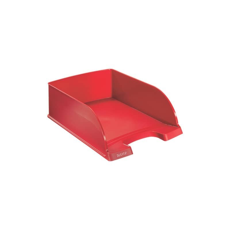 Vaschetta portacorrispondenza impilabile Leitz PLUS JUMBO in polistirolo A4 rosso 52330025 (Conf.4)