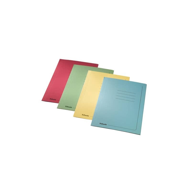 Cartelle a 3 lembi Esselte MANILLA 25x35 cm A4 295 g/m² verde conf.25 - 55136
