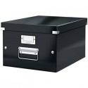 Scatola per archiviazione universale "M" Leitz CLICK & STORE nero 28,1x20x37 cm - 60440095