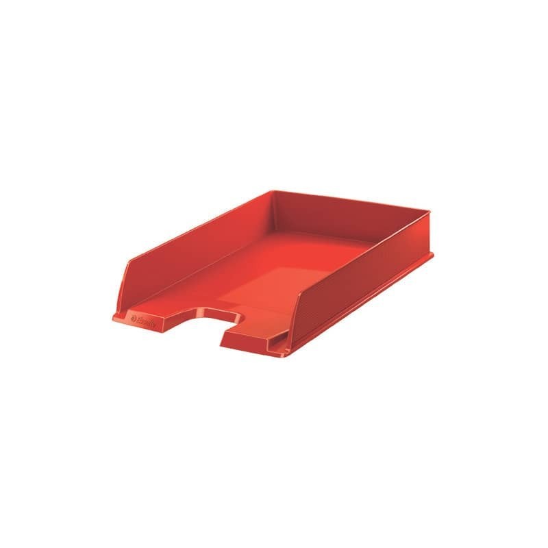 Vaschetta portacorrispondenza Esselte EUROPOST polistirolo A4 rosso vivida 623607 (Conf.10)