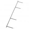 Pettini per rilegatura GBC VeloBind con 4 denti 45 mm a4 nero conf da 25 pettini - A9741635