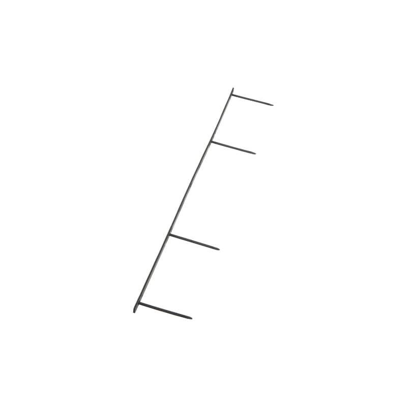 Pettini per rilegatura GBC VeloBind con 4 denti 45 mm a4 nero conf da 25 pettini - A9741635
