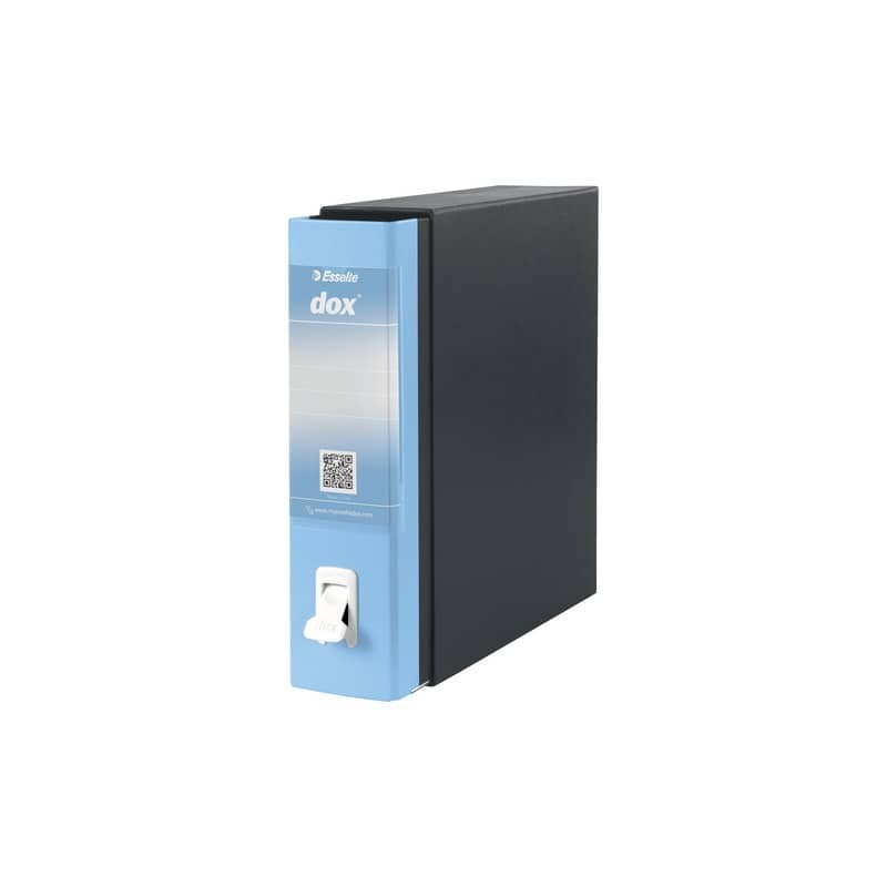Registratore a leva DOX1 Commerciale S. Francisco 28,5x31,5 cm - dorso 8 cm azzurro - D15116