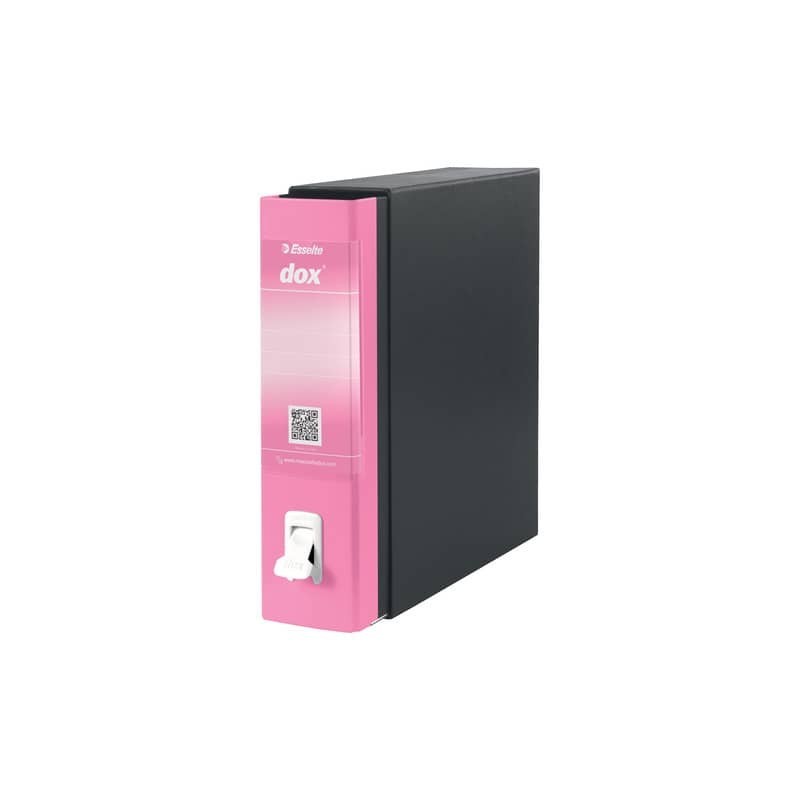 Registratore a leva DOX1 Commerciale S. Francisco 28,5x31,5 cm - dorso 8 cm rosa D15119