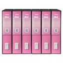 Registratore a leva DOX2 Protocollo S. Francisco 28,5x35 cm - dorso 8 cm rosa - D15219