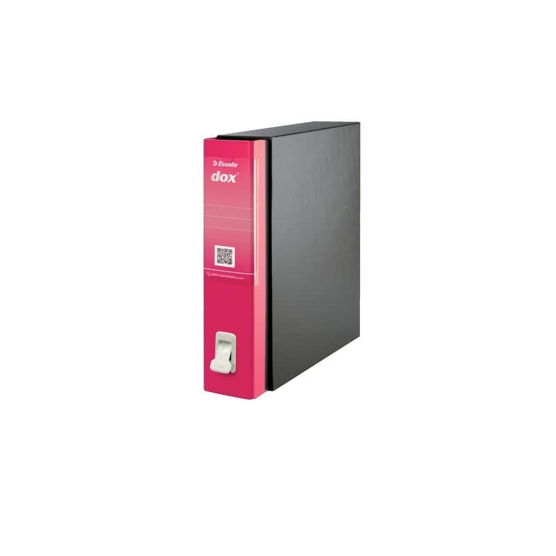 Registratore a leva DOX2 Protocollo 28,5x35 cm - dorso 8 cm fucsia fucsia - D26200