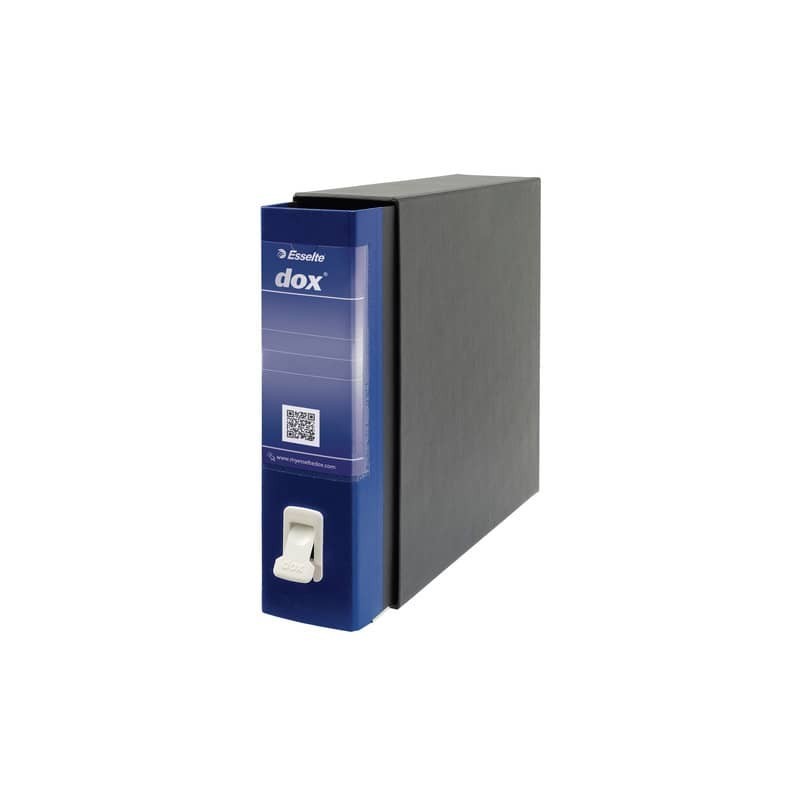 Registratore a leva DOX2 Protocollo 28,5x35 cm - dorso 8 cm blu D26204