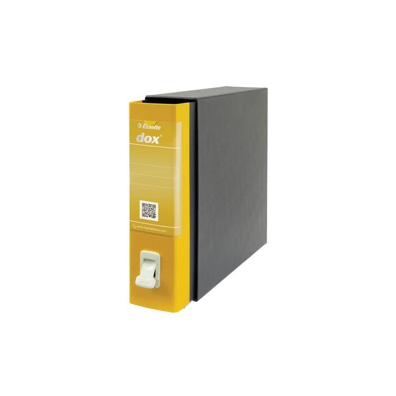 Registratore a leva DOX2 Protocollo 28,5x35 cm - dorso 8 cm giallo D26206