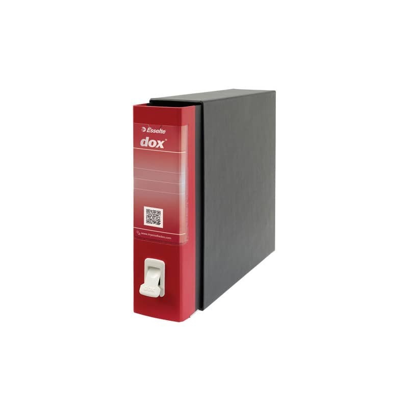 Registratore a leva DOX2 Protocollo 28,5x35 cm - dorso 8 cm rosso D26211