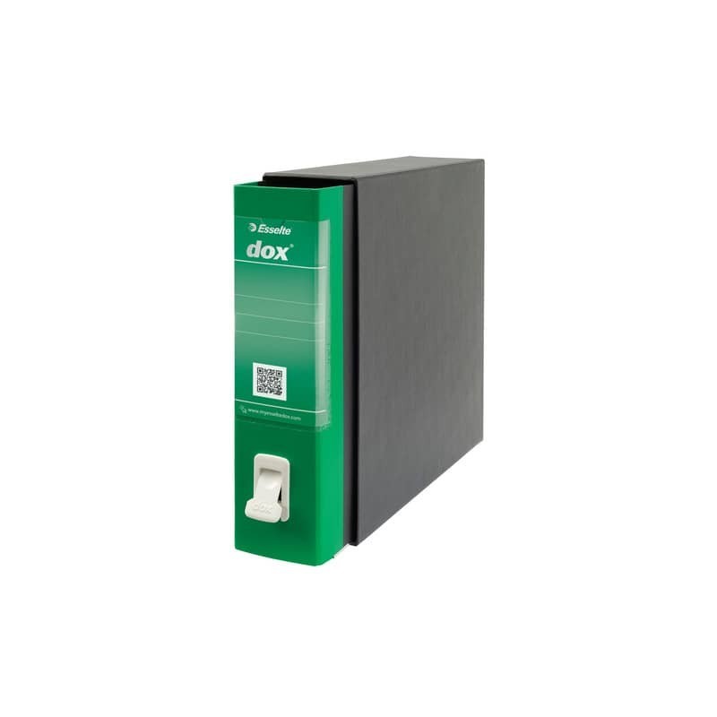 Registratore a leva DOX2 Protocollo 28,5x35 cm - dorso 8 cm verde D26214