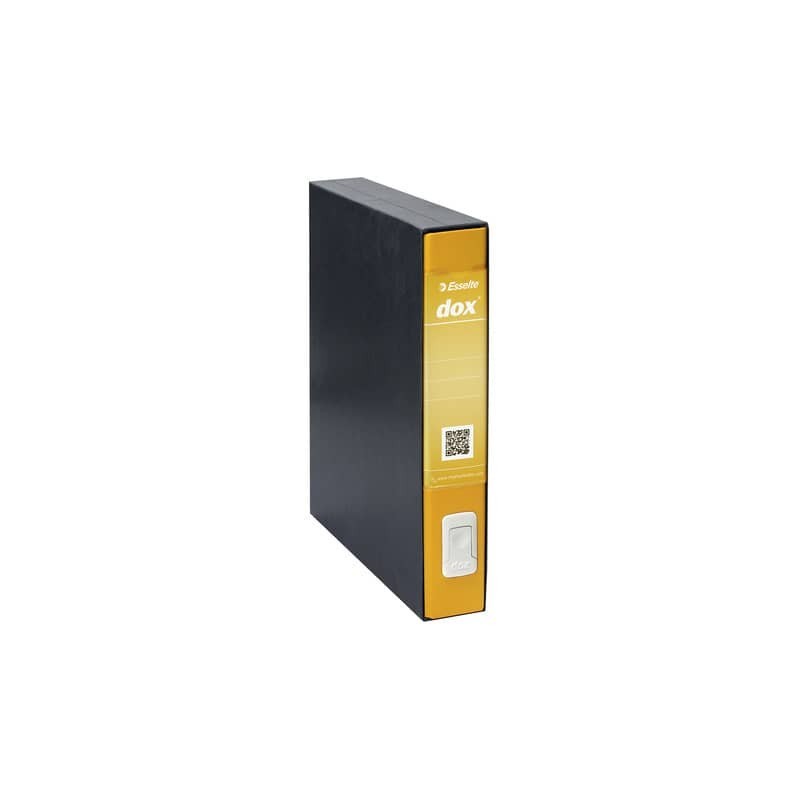 Registratore a leva DOX4 Commerciale 28,5x31,5 cm - dorso 5 cm giallo - D26406