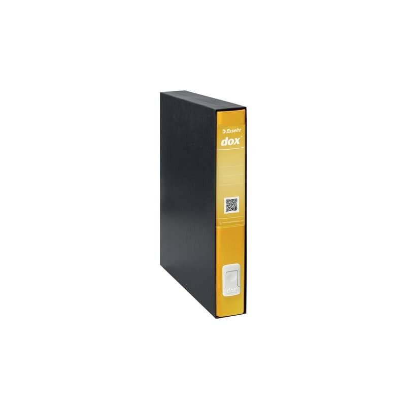 Registratore a leva DOX5 Protocollo 28,5x35 cm - dorso 5 cm giallo D26506