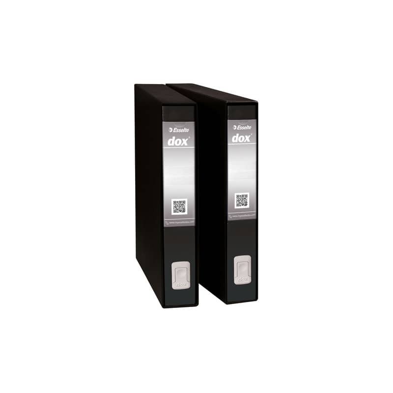 Registratore a leva DOX5 Protocollo 28,5x35 cm - dorso 5 cm nero D26510