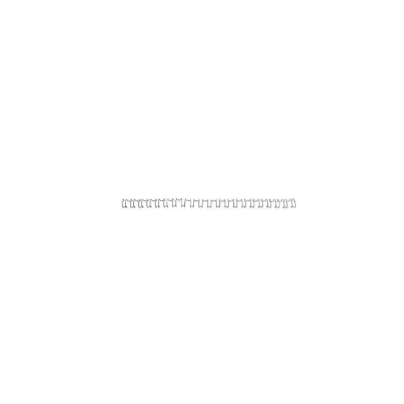 Spirali metalliche a 21 anelli GBC WireBind 14 mm A4 argento conf da 100 spirali - IB161438