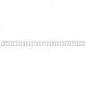 Spirali metalliche a 34 anelli GBC WireBind 14 mm a4 argento conf da 100 spirali - RG810997