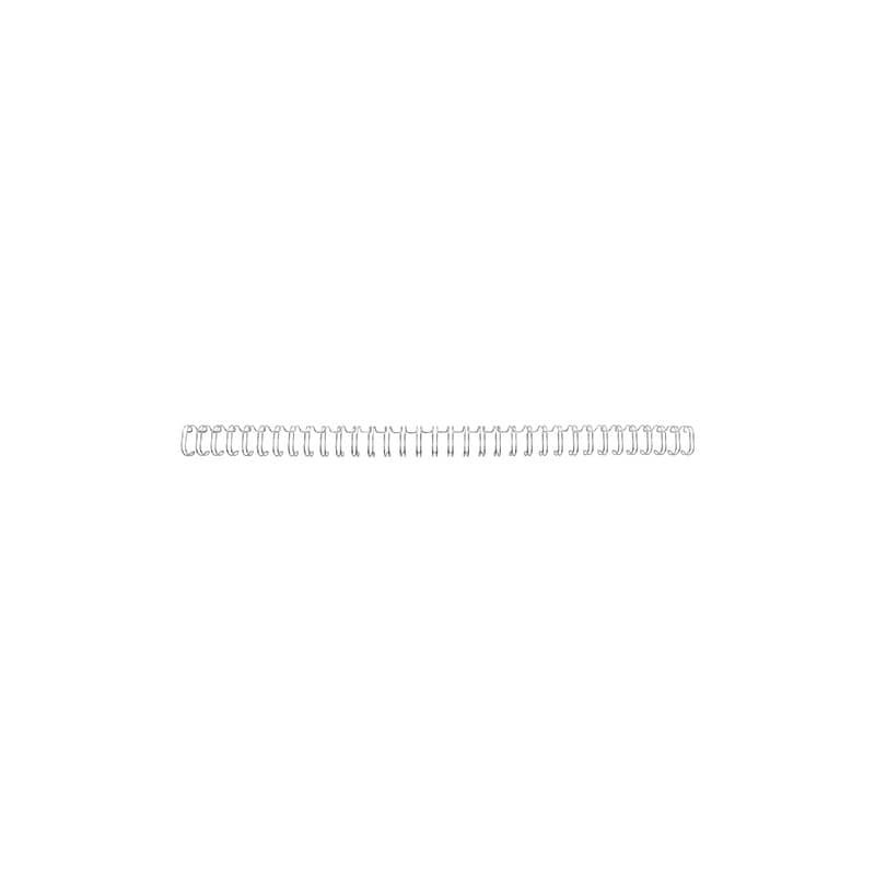 Spirali metalliche a 34 anelli GBC WireBind 14 mm a4 argento conf da 100 spirali - RG810997