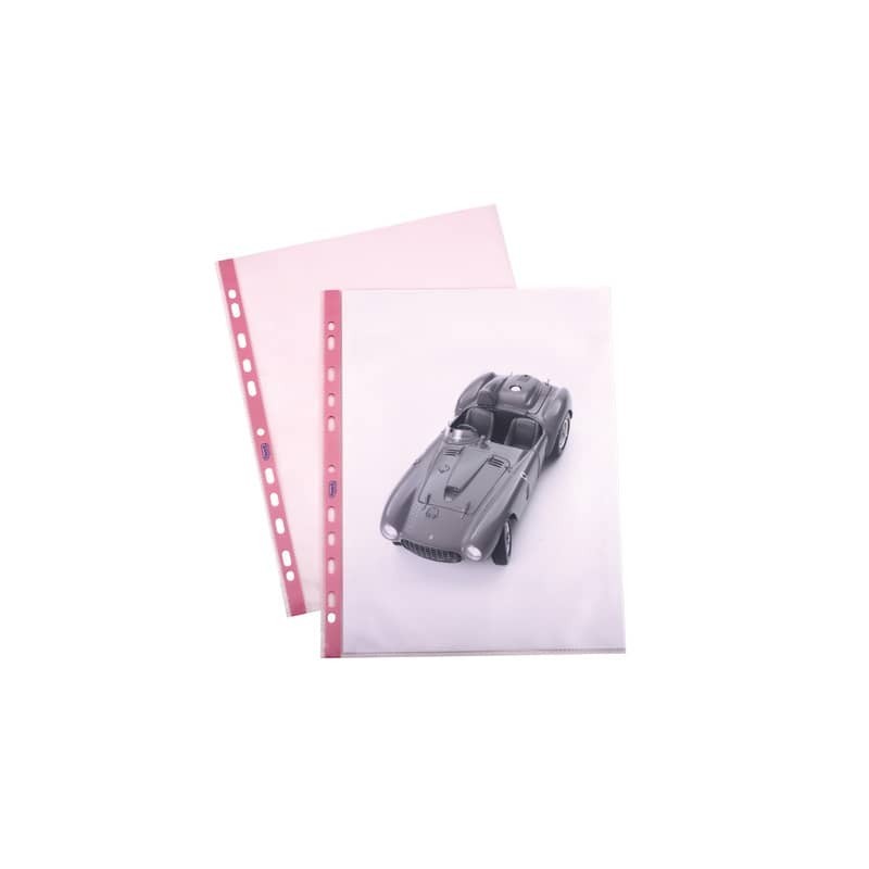 Buste a foratura universale lisce FAVORIT Art Superior 22x30 cm rosa conf. da 25 - 100206799
