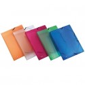 Cartellina a 3 lembi con elastico FAVORIT Lumina 24x32 cm dorso 2,5 cm trasparente - 400116647 (Conf.5)
