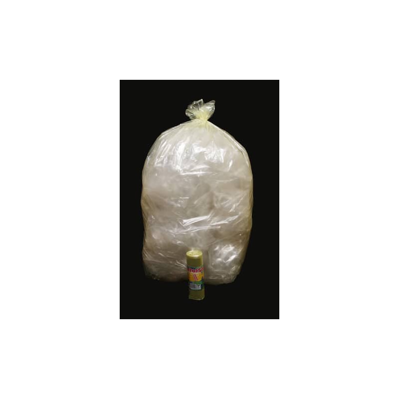 Sacchi immondizia per rifiuti inorganici Rolsac 97 L 70x110 cm - 22 µm giallo - rotolo da 10 pezzi - 10467