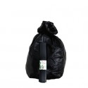 Sacchi immondizia per rifiuti inorganici Rolsac 127 L 80x110 cm - 48 µm nero - rotolo da 10 pezzi - 10280