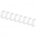 Dorsi metallici FELLOWES bianco 12 mm - - capacità 81-100 fogli conf.100 - 53270