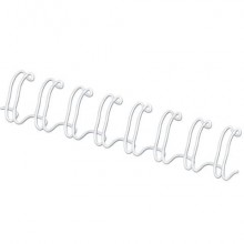Dorsi metallici FELLOWES 14 mm bianco - - capacità 101-130 fogli conf.100 - 53274