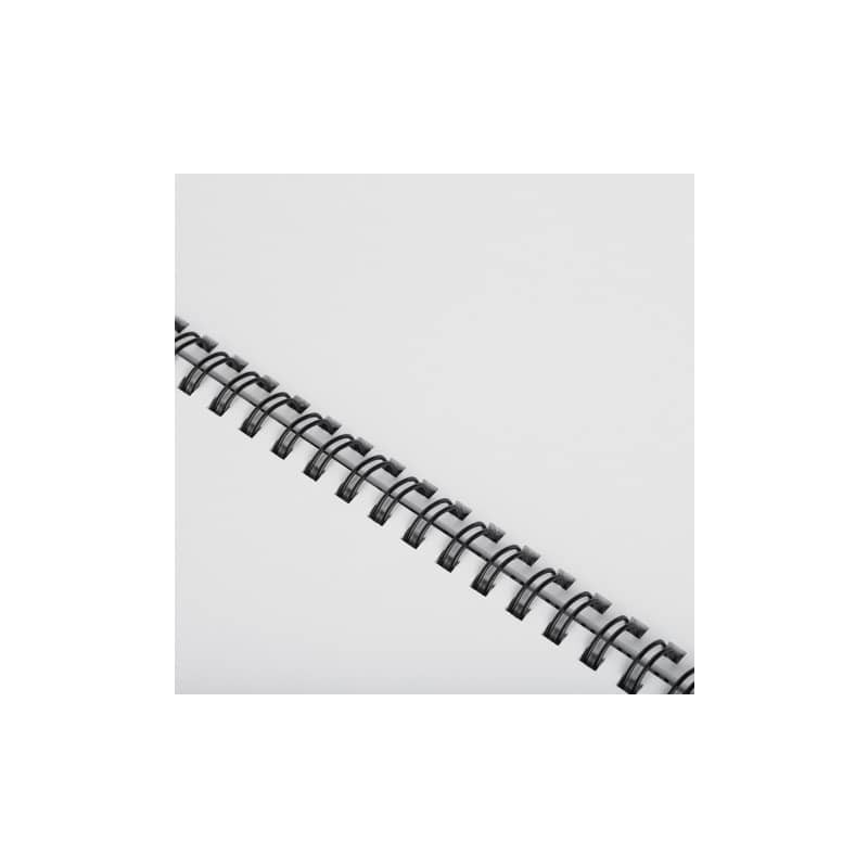 Dorsi metallici FELLOWES 34 anelli 14 mm nero - capacità 101-130 fogli Conf. 100 pezzi - 53277