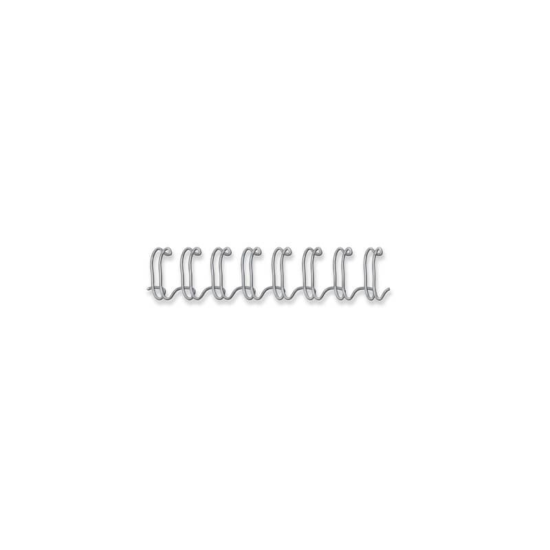 Dorsi metallici FELLOWES argento 14 mm - - capacità 101-130 fogli conf.100 - 54454