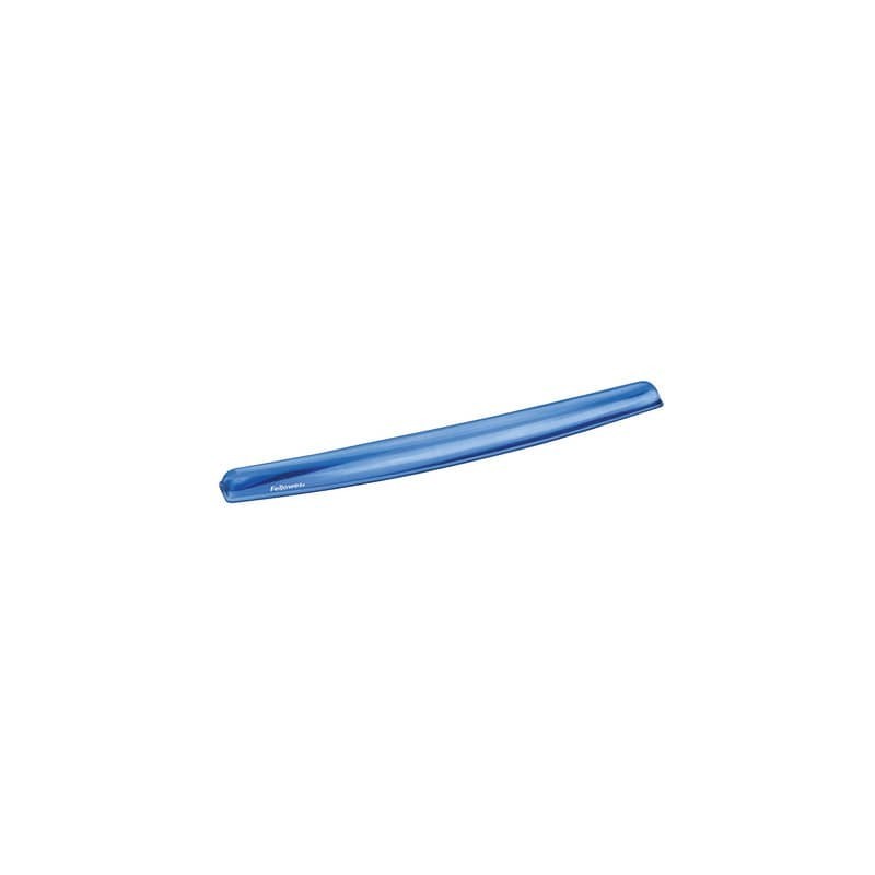 Poggiapolsi da tastiera FELLOWES Crystal™ Gel azzurro 1,59x5,87x47,15 cm - 9113709