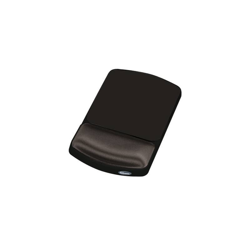 Tappetino mouse con poggiapolsi FELLOWES gel grafite 15,6x25x2,6 cm 9374001
