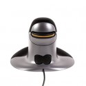 Mouse verticale FELLOWES Penguin® con filo grigio/nero piccolo 9894801