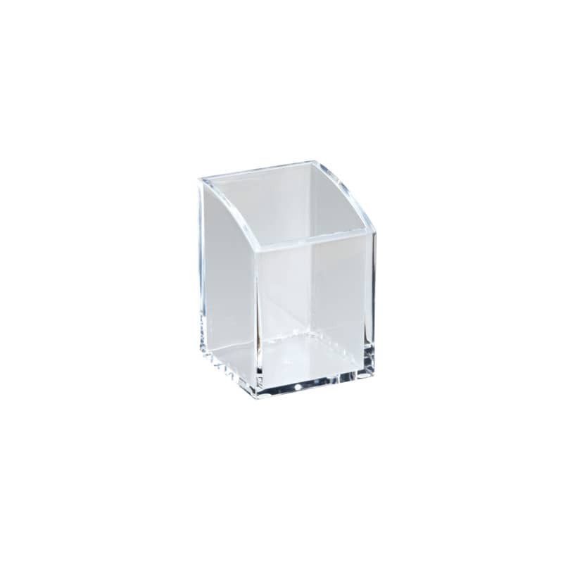 Portapenne MAUL a bicchiere acrilico trasparente 7x7x10,4 cm Z720000