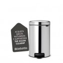 Pattumiera a pedale Brabantia Inox New Icon 12L 24x32,5x40 cm 12 litri Inox Lucido - 113581