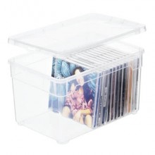 Contenitore Rotho Clear Box in PPL impilabile trasparente - 5 l. F707802