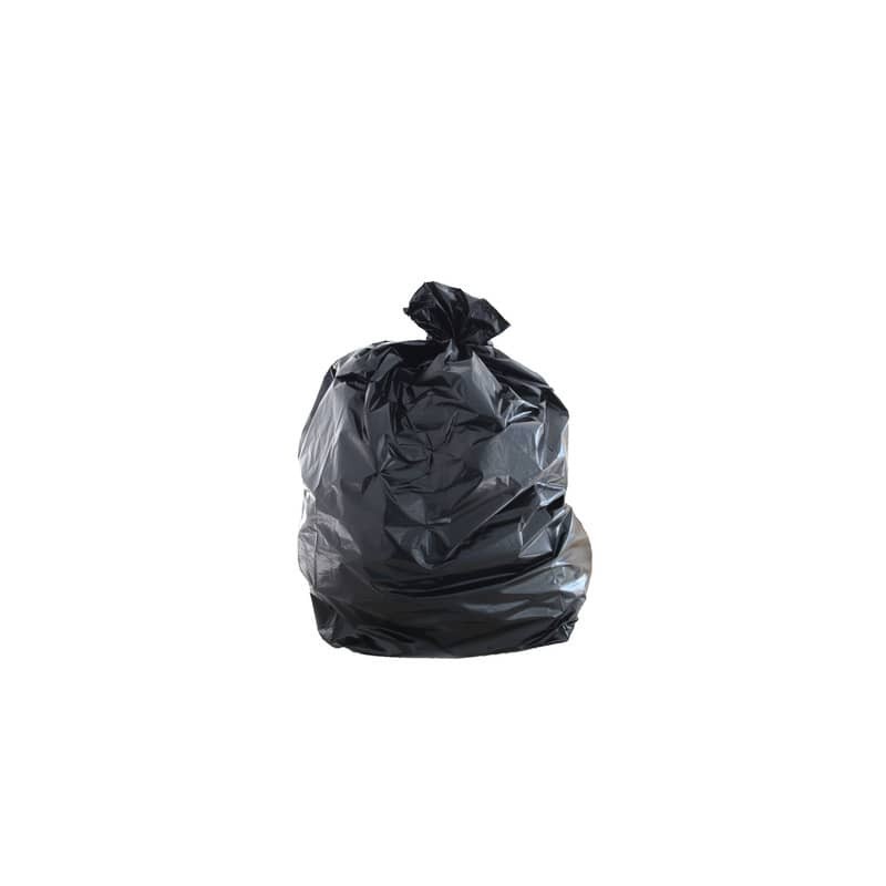Sacchi immondizia per rifiuti inorganici Rolsac 130 L 90x120 cm - 50 µm nero - conf. da 200 pezzi - 20705