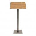 Leggio portamenù Securit® in legno e acciaio 54x36x115 cm naturale MCS-115-TE