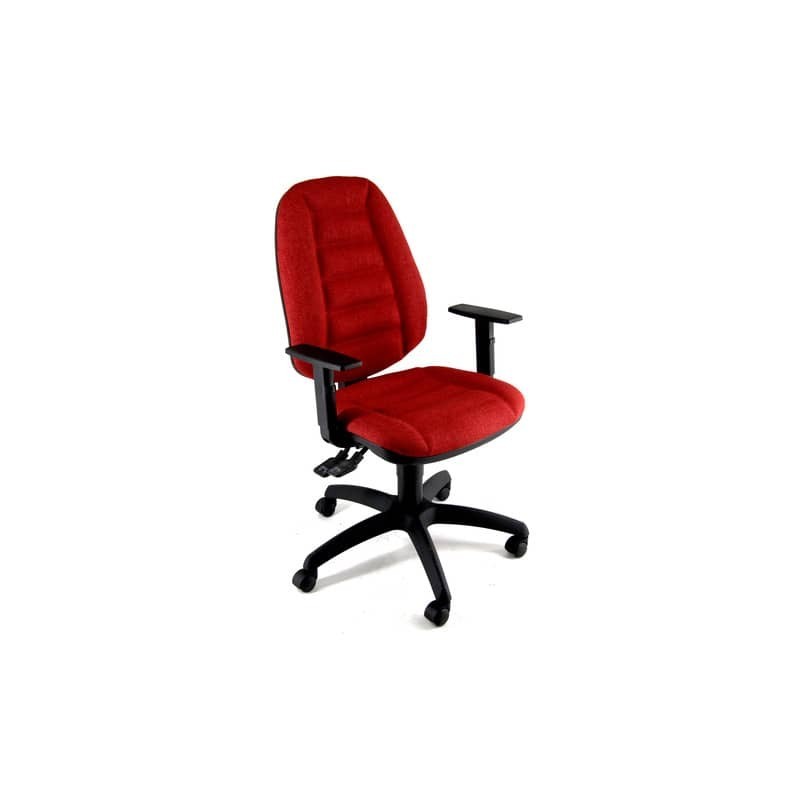 Sedia operativa girevole Unisit Cerere CRSYM  Eco Smart - rivestimento ignifugo rosso - CRSYM/IR