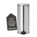 Pattumiera a pedale Brabantia Pedal Bin New Icon 30x38x68 cm Inox Satinato 30 litri - 114380