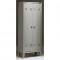 Spogliatoio Tecnical 2 a 2 posti acciaio 7/10 monoblocco 70x35x180 cm B2