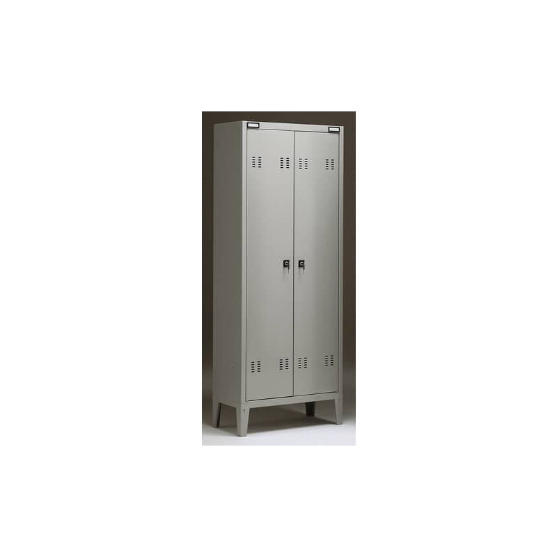 Spogliatoio Tecnical 2 a 2 posti acciaio 7/10 monoblocco 70x35x180 cm B2